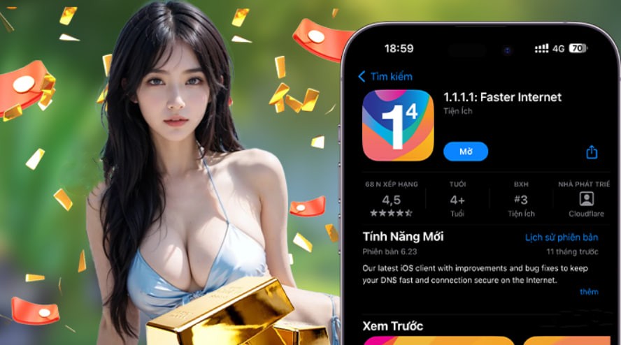 Hình ảnh quảng cáo của v8club hiển thị nền tảng và các lợi ích